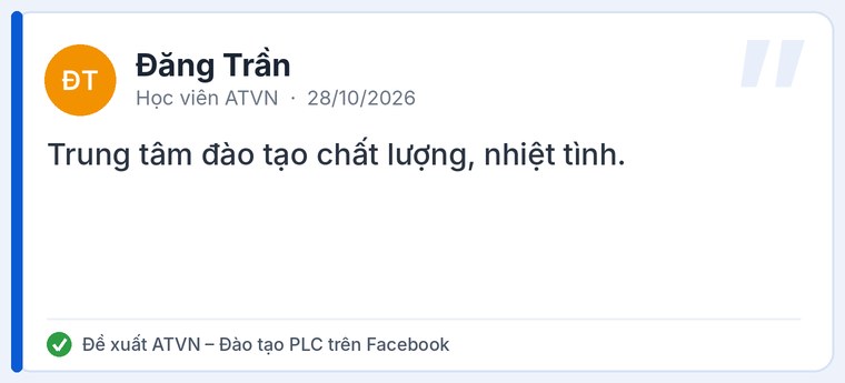 Đánh giá của học viên về Trung tâm đào tạo PLC ATVN